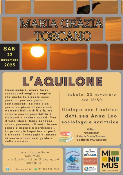 Presentazione del libro di Maria Grazia Toscano. Con degustazione di pettole.