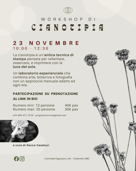 Workshop di Cianotipia