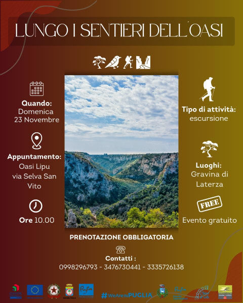 Lungo i sentieri dell'Oasi