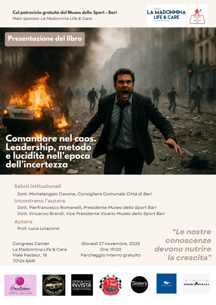 Presentazione del saggio "Comandare nel caos" a firma del prof. Luca Loiacono