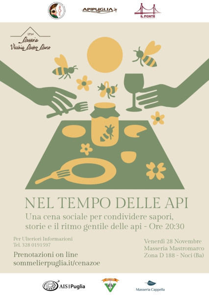 Nel Tempo Delle Api "Una Cena sociale per condividere sapori, storie e il ritmo gentile delle api"