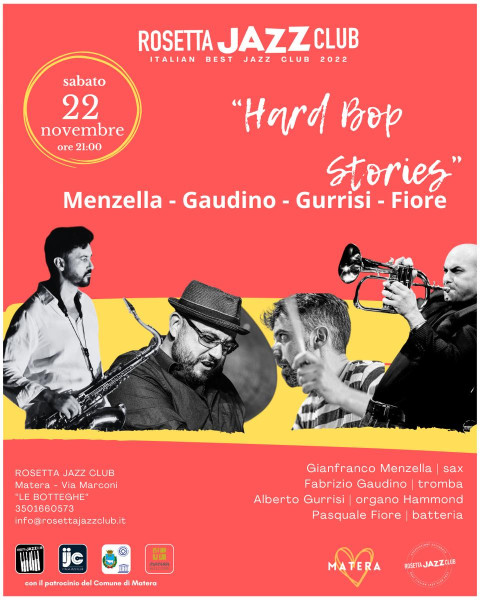 Hard Bop Stories - Menzella | Gaudino | Gurrisi | Fiore
