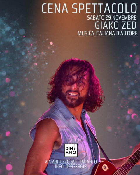 Giako Zed - Musica Italiana d'Autore on Saturday Live