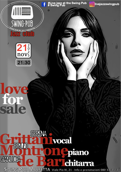 Live jazz - Serena Grittani - Love For Sale