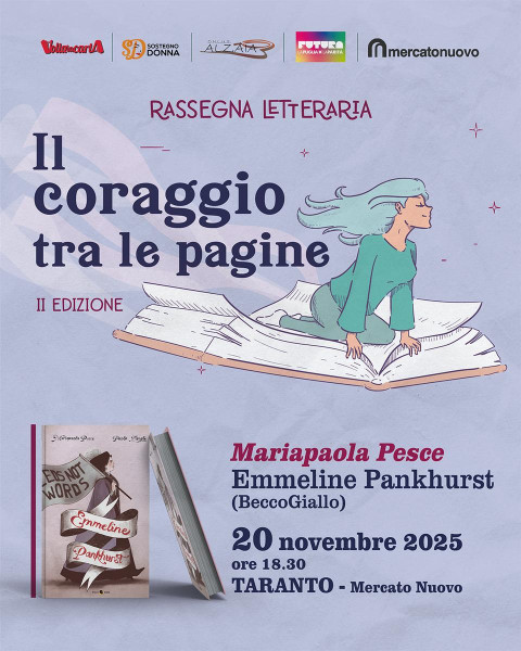 Incontro con Mariapaola Pesce - Rassegna letteraria "Il coraggio tra le pagine"
