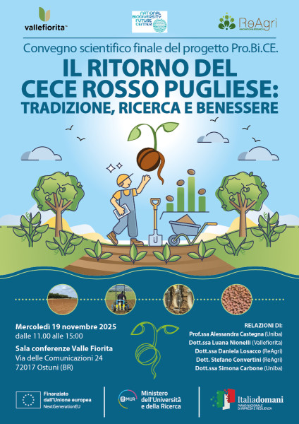 Il ritorno del cece rosso pugliese: tradizione, ricerca e benessere