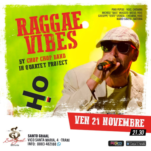 RAGGAE VIBES by CHOP CHOP BAND live a Trani