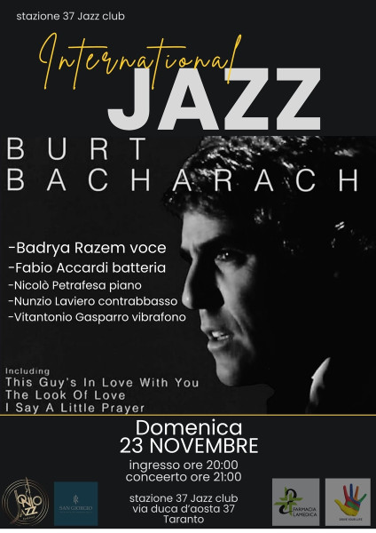 il Grande Jazz Internazionale: Omaggio a Burt Bacharach