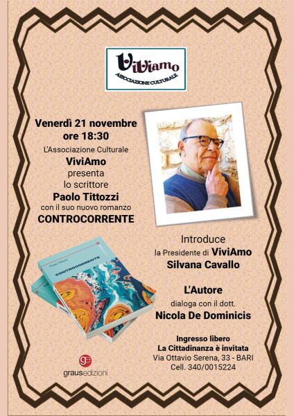 PAOLO TITTOZZI presenta "CONTROCORRENTE"