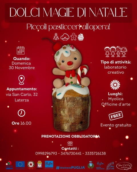 Dolci Magie di Natale - Piccoli Pasticceri all’Opera!