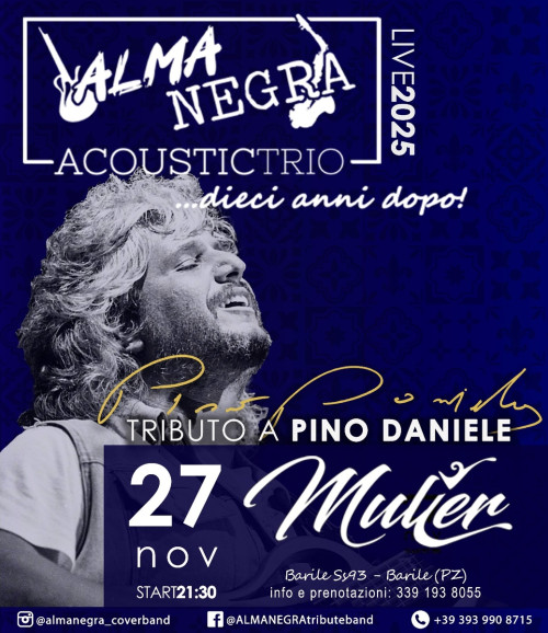 ALMANEGRA Pino Daniele Tribute Band al MULIER SPRITZ