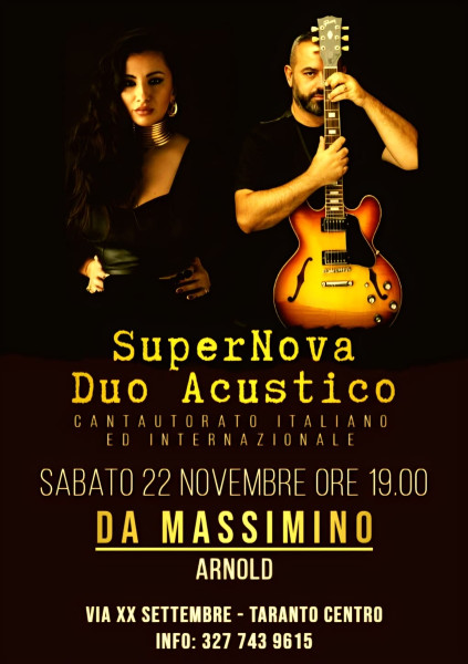 SuperNova Duo Acustico Live Da Massimino - Arnold