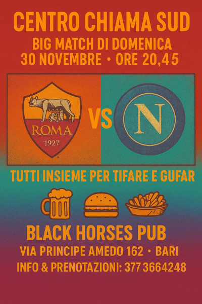 Big Match Roma Vs Napoli