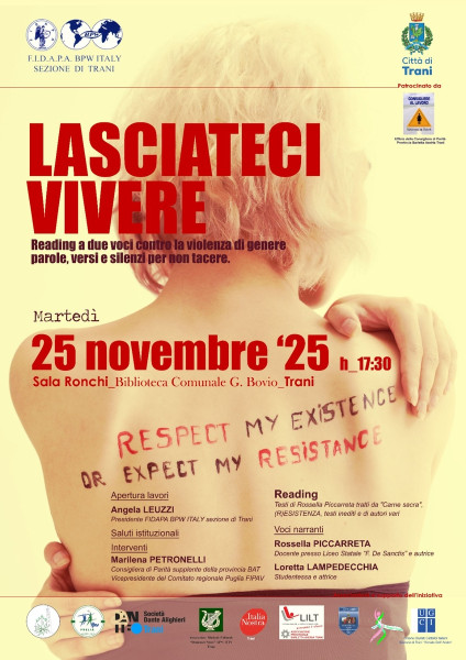 Incontro tematico su LASCIATECI VIVERE