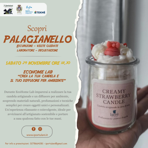 EcoHome Lab: crea la tua candela e il tuo diffusore per ambiente