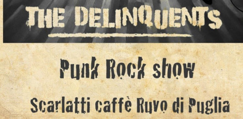 The Delinquents live at Scarlatti Caffè