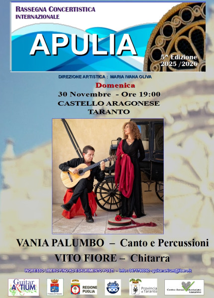 Rassegna Concertistica Internazionale "Apulia" Duo voce e chitarra