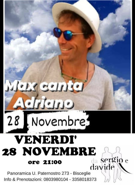 ADRIANO CELENTANO live tribute con Massimo Papagni