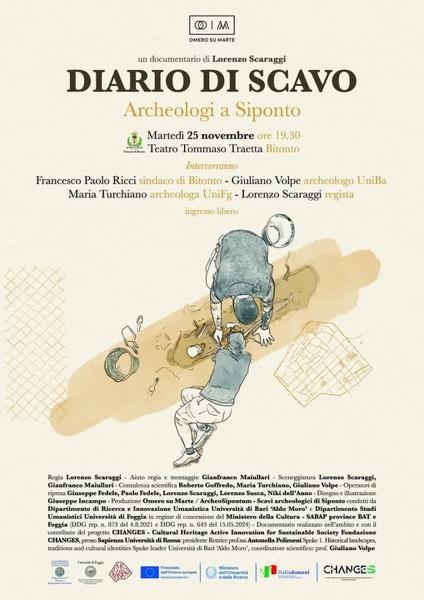 Visione del docufilm Diario di scavo: archeologi a Siponto
