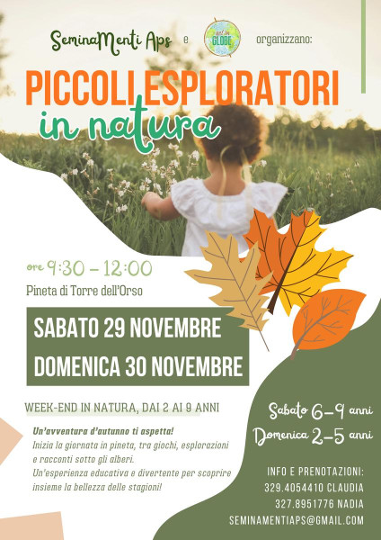 Piccoli Esploratori in natura