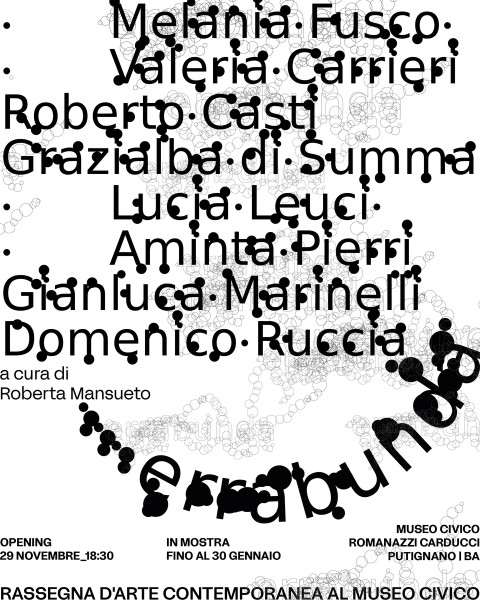 errabunda - rassegna d'arte contemporanea al Museo Civico Romanazzi Carducci di Putignano