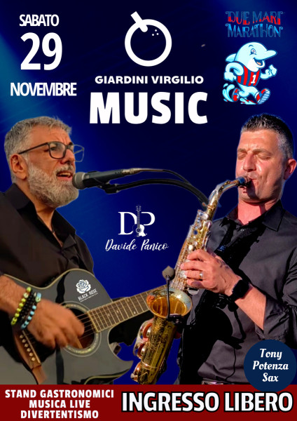 live e divertentismo con Davide Panico dei due mari