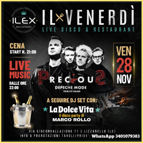 PRECIOUS tributo ai Depeche Mode live a Lizzanello (LE)
