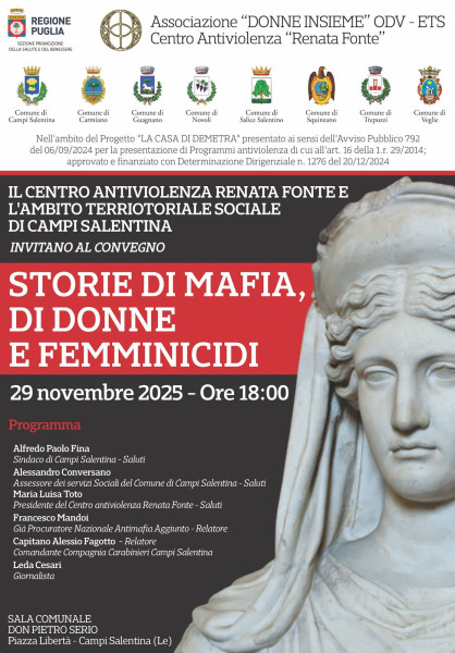 Storiedimafia, di donne e femminicidi