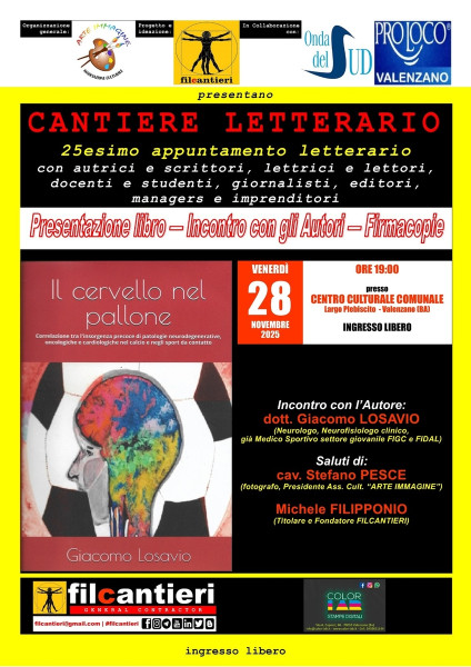 Presentazione libro: "Il cervello nel pallone" di Giacomo Losavio.