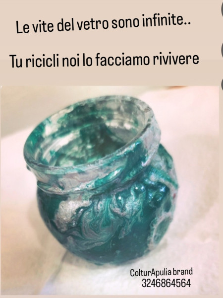 Le vie del vetro sono infinite...mostra/riciclo