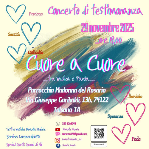 Concerto "Cuore a Cuore - Tra musica e parola"