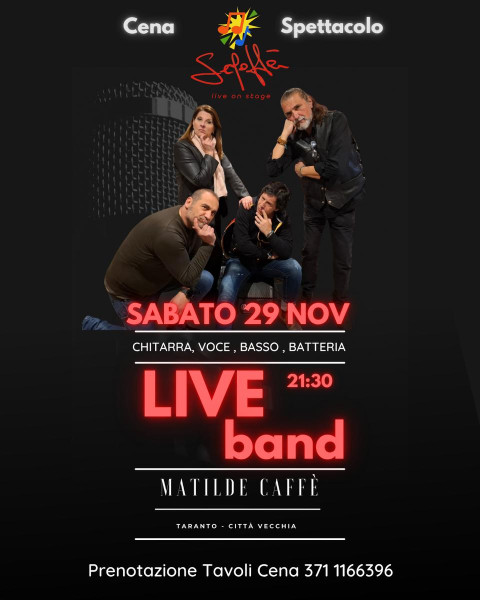 Cena Spettacolo - Sepoffà Live Band