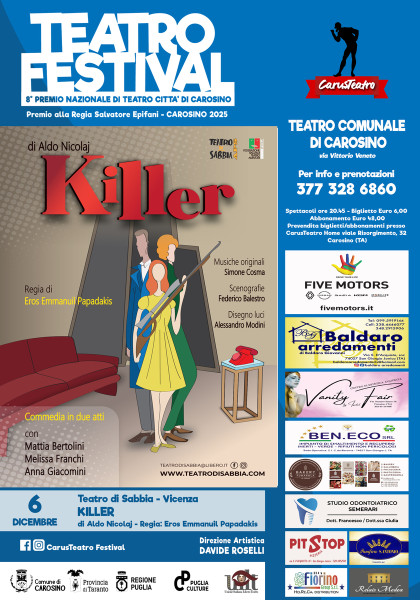 KILLER - Teatro Festival 8° Premio Nazionale di Teatro Città di Carosino