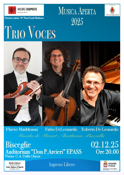 MusicAperta con il Trio Voces