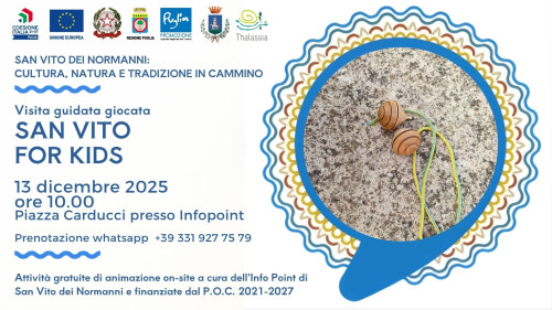SAN VITO FOR KIDS: ATTIVITA' PER BAMBINI E FAMIGLIE