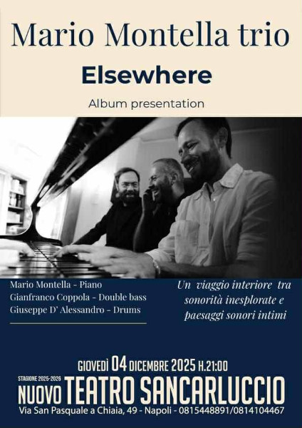 Per Cronache Sonore - Mario Montella Trio