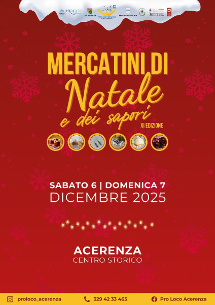 Mercatini di Natale e dei Sapori ad Acerenza