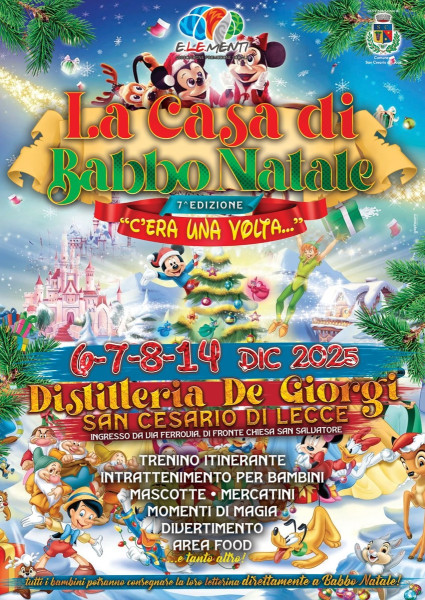 La Casa di Babbo Natale " Cera Una Volta..." 7° Edizione