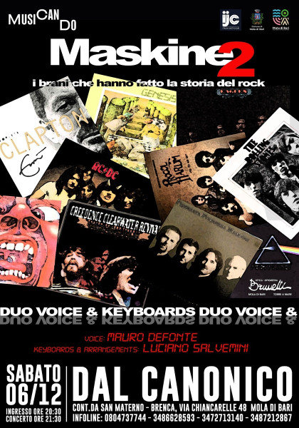 Maskine2 - I brani che hanno fatto la storia del Rock