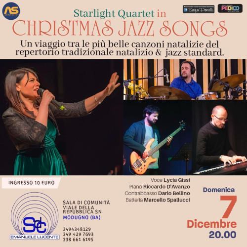 Starlight Quartet in CHRISTMAS SONGS a Modugno