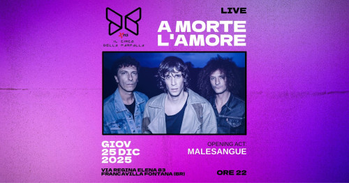 A MORTE L'AMORE live (opening act MALESANGUE)