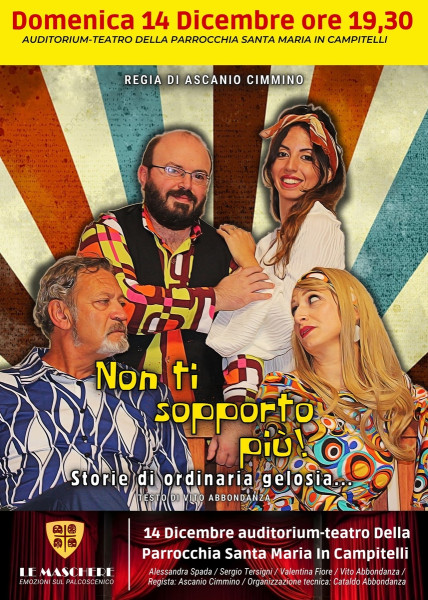 " Non ti sopporto più"