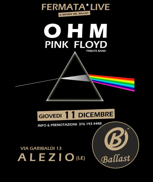 OHM PINK FLOYD live pub