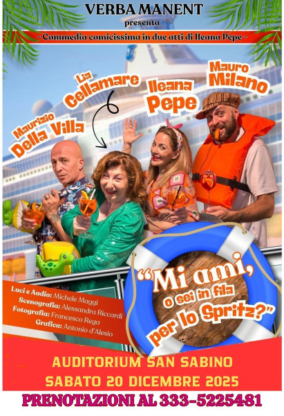 "Mi ami o sei in fila per lo spritz?"