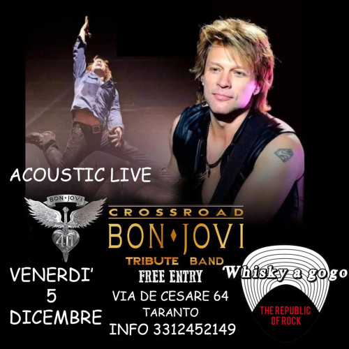 Crossroad Bon Jovi Tribute Acoustic Live