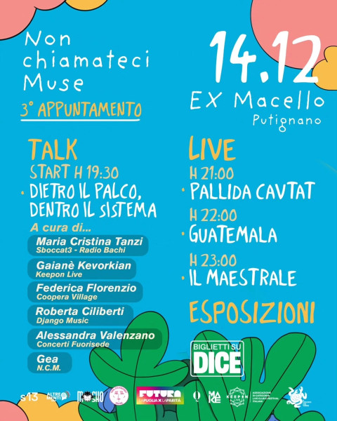 Non Chiamateci Muse + Live | Ex Macello Putignano