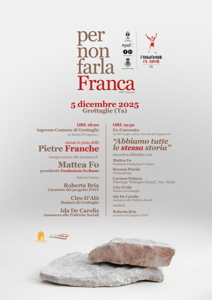 Per non farla Franca 2025 - Abbiamo tutte la stessa storia