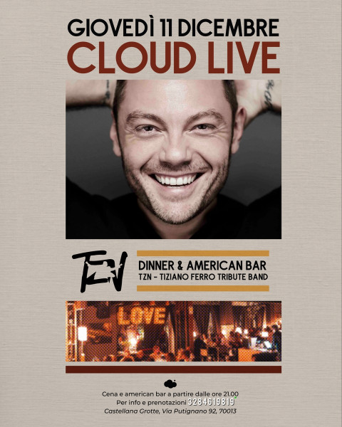 Tzn - Tiziano Ferro tribute band live at Cloud