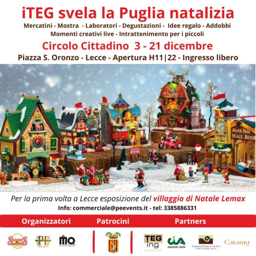iTEG Svela la Puglia natalizia: mercatini e attività nel cuore di Lecce