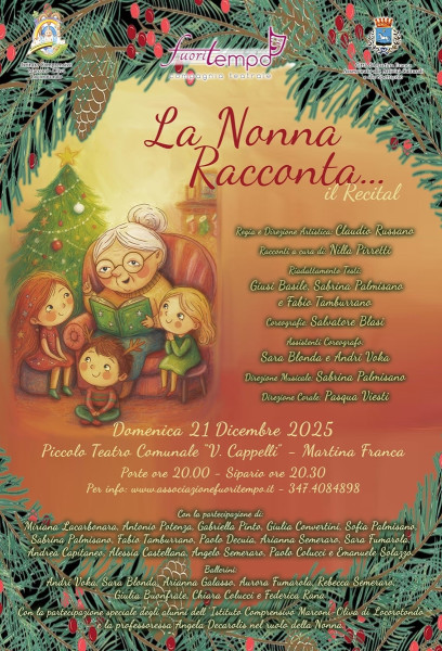 LA NONNA RACCONTA, il recital